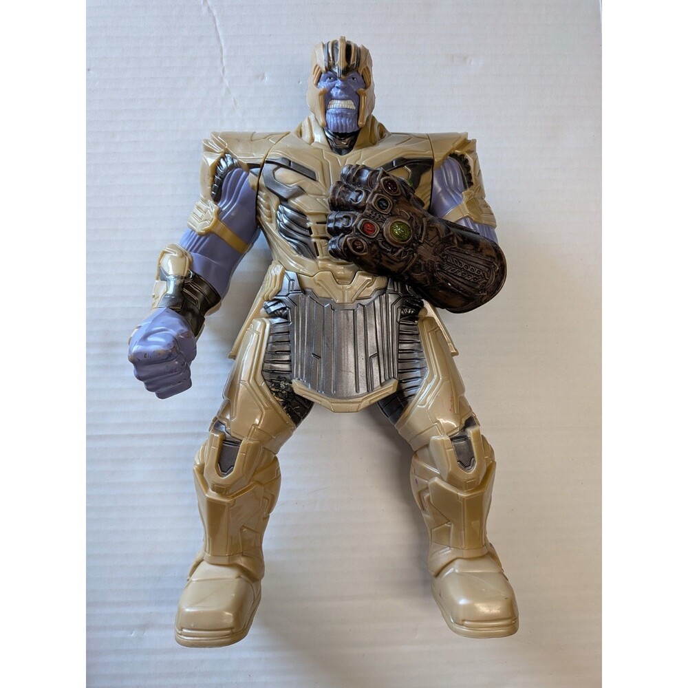 Marvel Avengers End Game Power Punch Thanos 14" Action Figure SUPERHERO